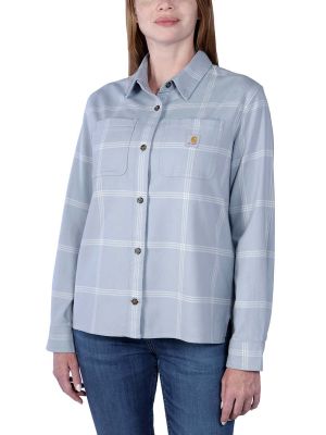 Carhartt Werkoverhemd Flanel Dames 105989 - Blauw