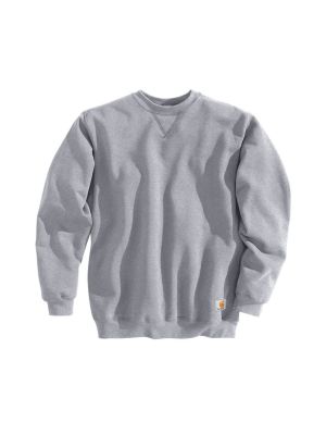 Carhartt Werktrui Crewneck Midweight K124 71workx Heather Grey HGY voor