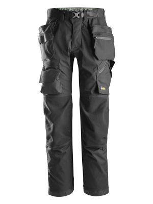 Snickers 6923 FlexiWork, Vloerleggersbroek+ met Holsterzakken - Black