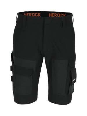 Herock Floki Korte Werkbroek Bermuda 23MBM2301BK Zwart 71workx voor