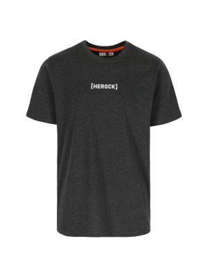 Herock Good Supplies werk T-shirt korte mouwen donker heather grijs voorkant