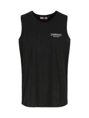 Herock Tanker mouwloos werk T-shirt zwart voor