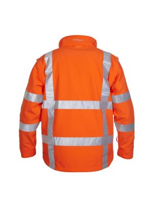 Hydrowear Toulon RWS Softshell Jack High Visibility - Oranje - 4XL