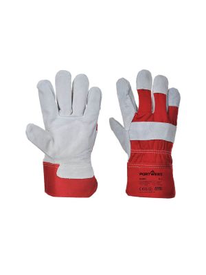 Portwest A220 Handschoenen Premium Chrome Rigger Rood 71workx Beide kanten