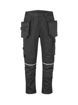Portwest CD845 Werkbroek WX2 4-weg Stretch CD845 zwart 71workx Voor