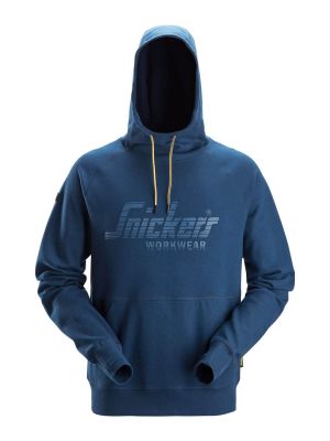 Snickers 2894 Werk Hoodie Logo 71workx Deep Blue 5300 voor