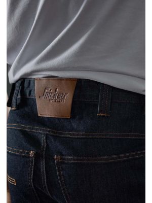 Snickers 6156 Korte Werkbroek Denim 4-weg Stretch