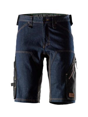 Snickers 6156 Korte Werkbroek Denim Stretch 6156 6504 71workx Voor