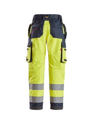 Snickers Werkbroek High Vis 6261 - Geel Navy