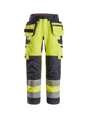 Snickers Werkbroek High Vis 6261 71workx Geel Navy 62616695 voor 