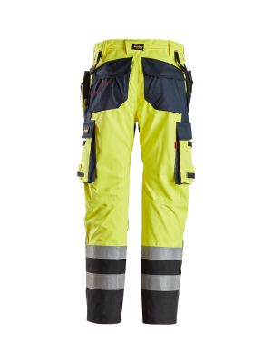 Snickers Werkbroek High Vis 6265 - Geel Navy