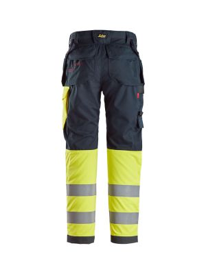 Snickers Werkbroek High Vis 6276 - Navy Geel