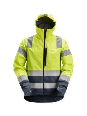 Snickers Werkjas High Vis Waterdicht 1330 71workx Geel Navy 13306695 voor