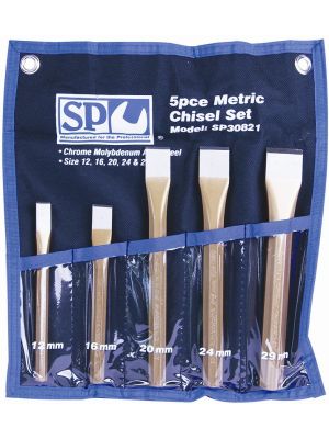 Koudbeitel Set 5dlg - SP Tools