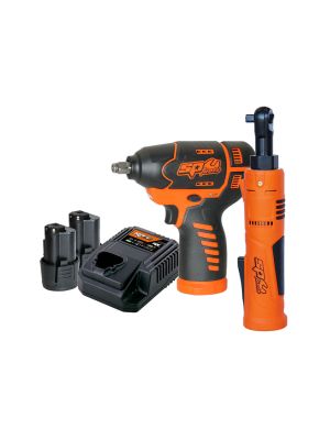 SP Tools SP83144EU Impact Wrench + Ratchet 3/8'' SX Drive voor set SP Tools SP83144EU Impact Wrench + Ratchet 3/8'' SX Drive voor set