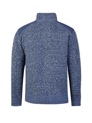 Storvik Liam Werktrui Pullover Teddy Fijn Gebreid - Navy