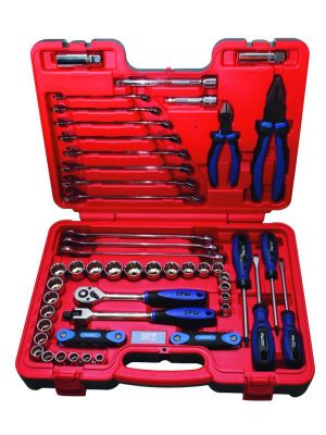 SP Tools SP51204 Toolkit 65-delig 3/8" 12-Kant metrisch/Sae In Kunststof Koffer