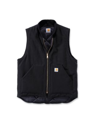 Carhartt V01 Duck Vest Arctic Quilt Lined - Black