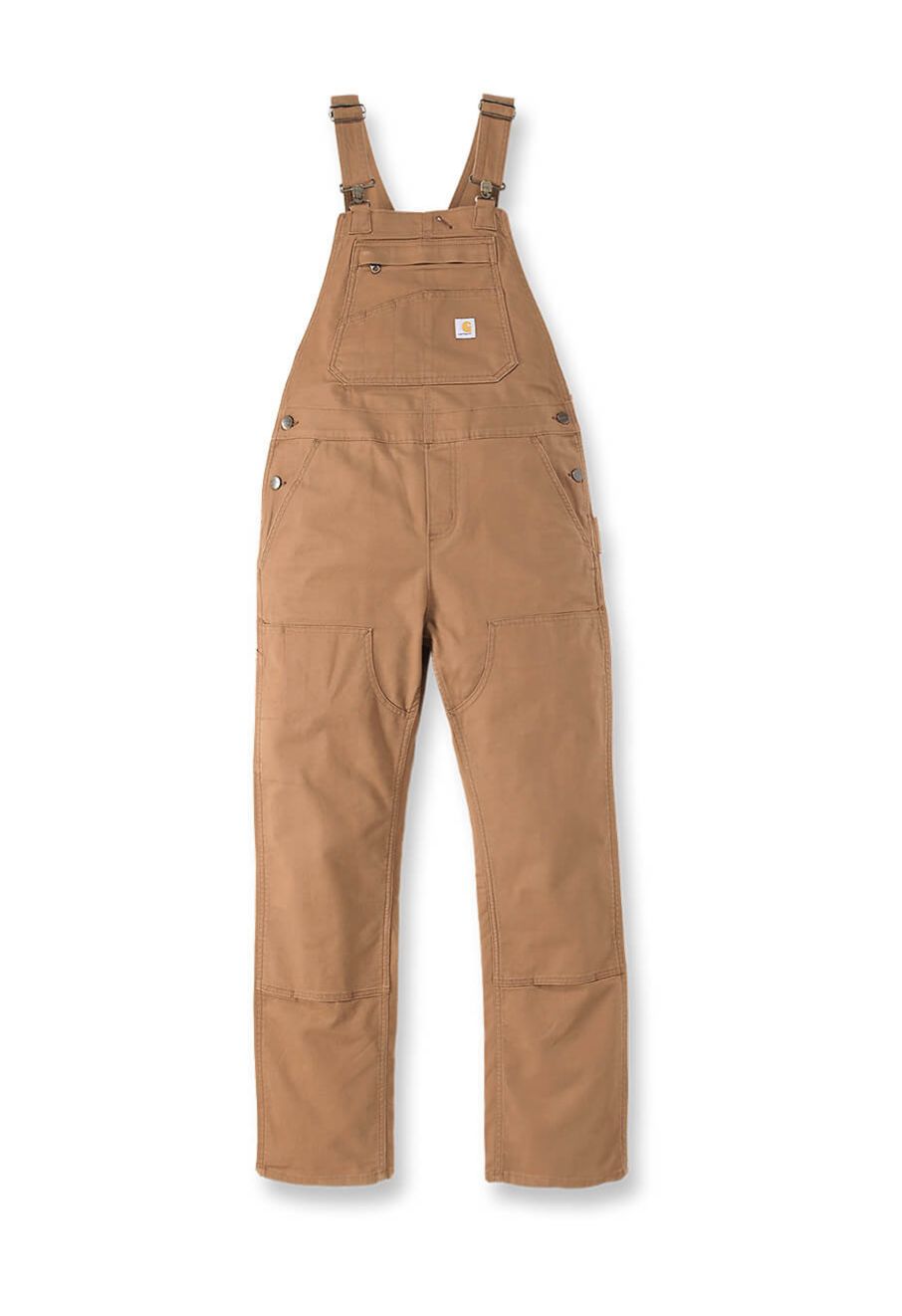 [美品]Carhartt WIP Bib Overall 30 x 32 Carhartt Duck Bib Overall Dames 106001 Bruin - 71workx.nl