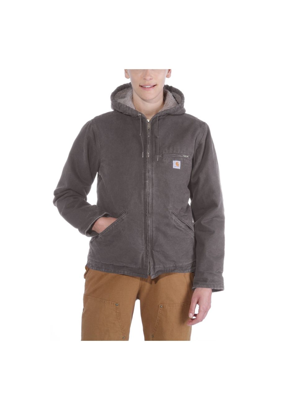 Carhartt WJ141 Sandstone Sierra Jacket Deep Wine