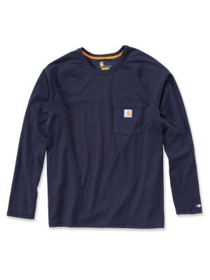 Carhartt 100393 T-Shirt Cotton l/s Force - Navy