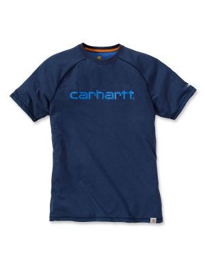 Carhartt 102549 Force® Cotton Delmont Graphic s/s T-Shirt - Huron Heather