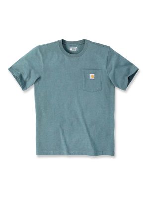 103296 Pocket T-shirt Korte Mouw Carhartt Sea Pine Heather GE1 voor