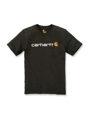 103361 Werk T-shirt Core Print Logo - Peat 306 - Carhartt - voor