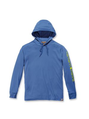 Carhartt 103572 Force Fishing Graphic l/s Hooded T - Federal Blue