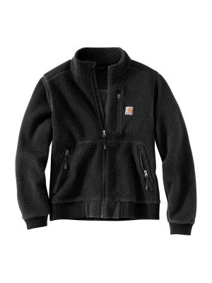 103913 Dames Werkjas Sherpa Fleece Carhartt Black BLK 71workx voor