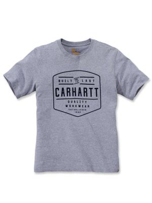 Carhartt 104135 Built By Hand T-Shirt - Heather Grey