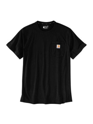 104616 Werk T-shirt Force Flex - Black N04 - Carhartt - voor