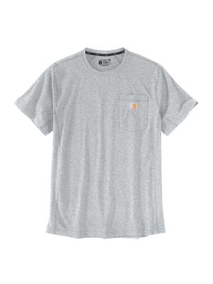 104616 Werk T-shirt Force Flex - Heather Grey HGY - Carhartt - voor