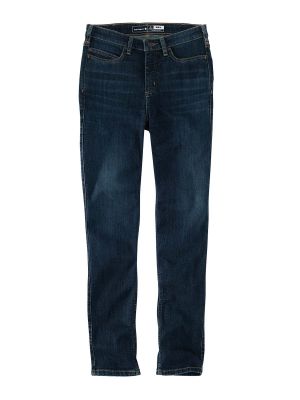 104976 Dames Werkspijkerbroek Jeans Slim-fit Rugged Flex Carhartt 71workx Hazel H82 voor