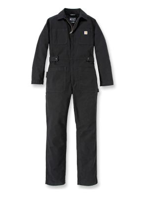 105322 Dames Coverall Canvas Stretch Carhartt Black N04 71workx voor