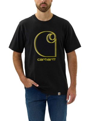 105379 Werk T-shirt C Logo Grafisch Print - Carhartt