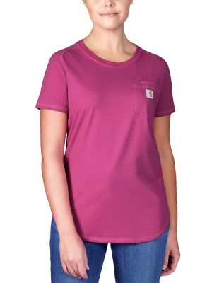 105415 Dames Werk T-shirt Carhartt - Magenta - L