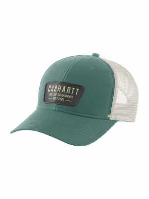 105452 Pet Canvas Mesh Crafted Patch Carhartt Slate Green L04 71workx voor