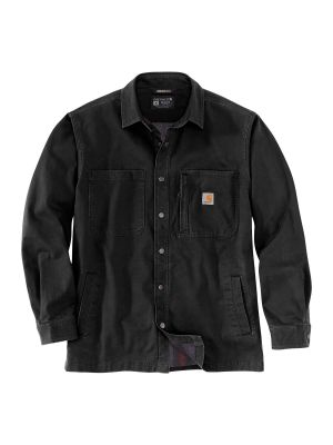 105532 Werkoverhemd Jack Stretch Canvas Fleece Black N04 71workx voor