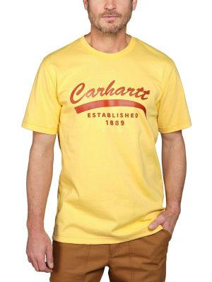 105714 Werk T-shirt Line Graphic Logo - Carhartt