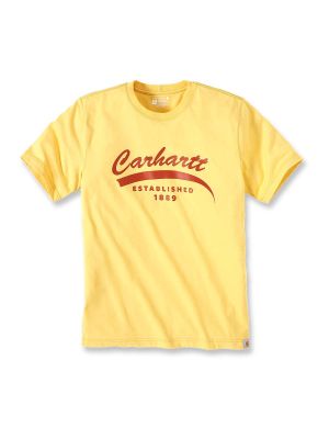 105714 Werk T-shirt Graphic Logo Carhartt 71workx Sundance Heather Y36 voor