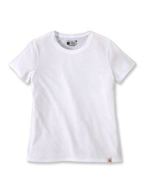 105740 Dames T-shirt Lichtgewicht Carhartt White WHT 71workx voor