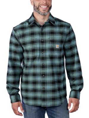 Carhartt Werkoverhemd Flannel Fleece 105945 Sea Pine
