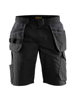 Blåkläder 1494-1330 Service Shorts with Holster Pockets - Black/Dark Grey