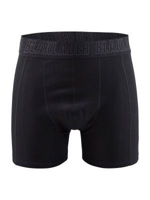 1897-1166 Boxer Shorts 2-Pack - 9900 Black - Blåkläder - front