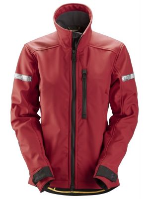 Snickers 1207 AllroundWork, Softshell Damesjack - Chili Red
