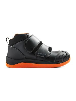 2459 Safety Shoes Asphalt S2 Elite High Blåkläder 9900 Zwart 71workx zij links