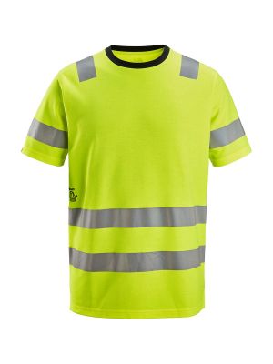 2536 High Vis Werk T-shirt Klasse 2 Snickers Yellow 6600 71workx voor