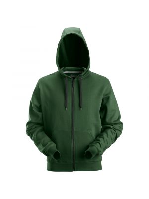 Snickers 2801 Classic Zip Hoodie - Forest Green