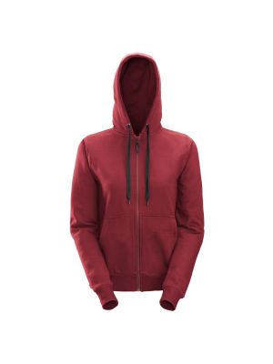 Snickers 2806 Dames Zip Hoodie - Chili Red